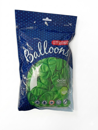 Balon 23cm metal jasnozielony a'100