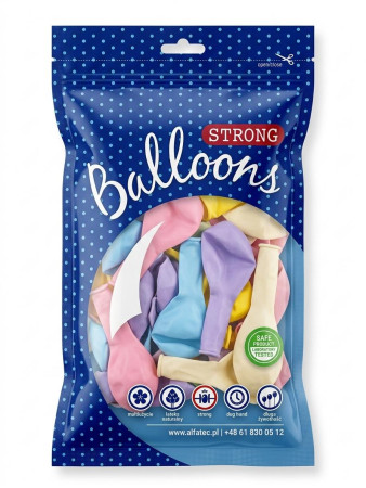 Balon 23cm metal mix kolor�w a'100