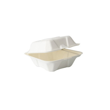 Hamburger box pulpa 125x125x74mm a'50