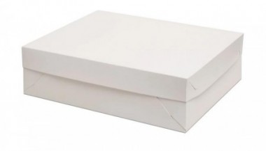 Kartonik na ciasto z wieczkiem 24,5x18,5x7cm a'50