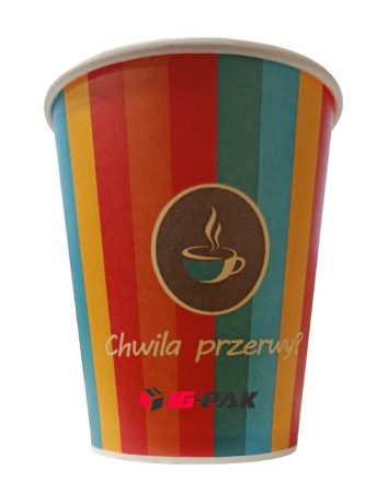 Kubek papierowy 250ml/80mm a'50 plastic free
