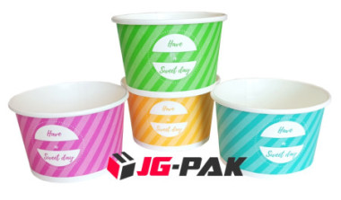 Kubek papierowy do lodw 130 ml a'40 PLASTIC FREE