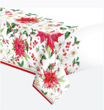 Obrus papierowy konfekcja Gwiazdy betlejemskie