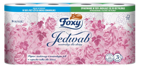 Papier toaletowy FOXY Jedwab 3w a'8