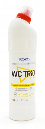 Pyn do mycia sanitariatw WC TRIO 0,7L