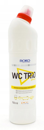 Pyn do mycia sanitariatw WC TRIO 1L
