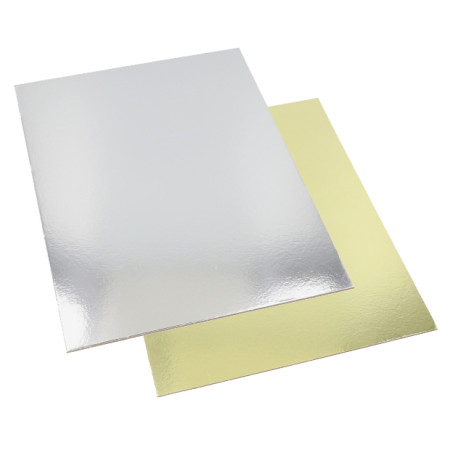 Podkadki tekturowe 300x400mm zoto-srebrne