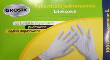 Rkawice LATEX 100 L