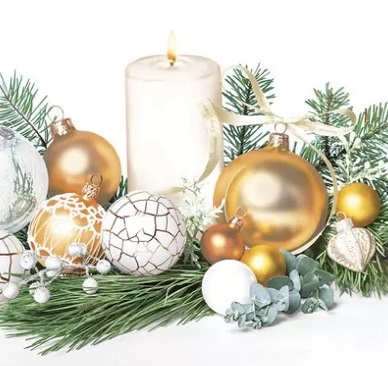 Serwetka kolor a'20 Baubles Arrangement