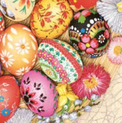 Serwetka kolor a'20 WIELKANOC