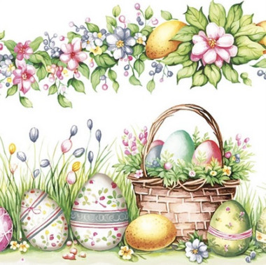 Serwetka kolor a'20 WIELKANOC