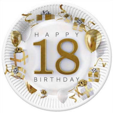 Talerz papierowy 18cm a'8 