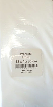 Worki HDPE 18x4x35cm a'600