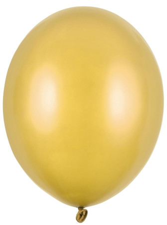 Balon 23cm metal z�oty a'100