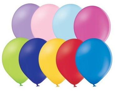 Balon 9'' pastel mix kolorw a'100