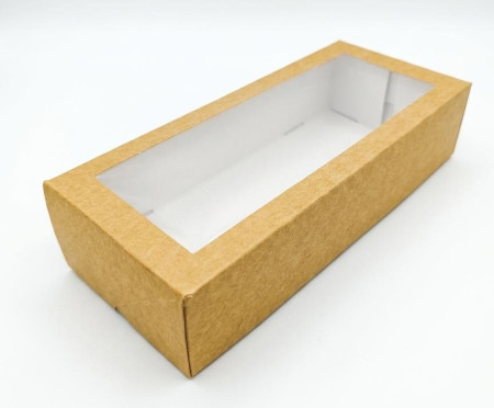 Kartonik z okienkiem 220x90x50 kraft