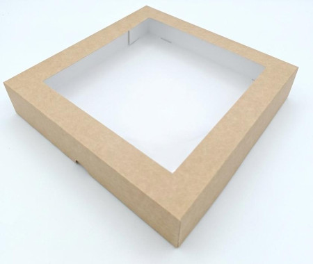Kartonik z okienkiem 250x250x50 kraft