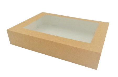 Kartonik z okienkiem 260x190x50 kraft