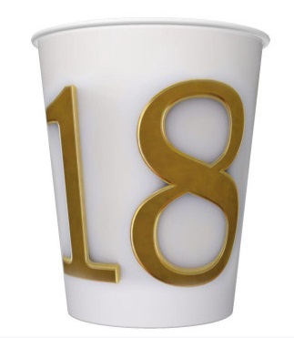 Kubek papierowy konfekcja  a'8  18