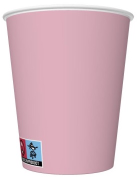 Kubek papierowy konfekcja  a'8  r�owe