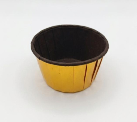Papilotki  z�oto-szare  metal 50x39
