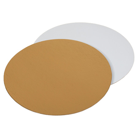 Podkadki tekturowe 220mm zoto-biae