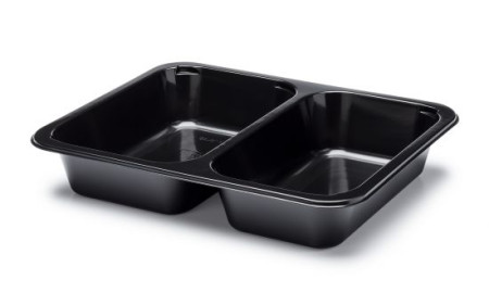 Pojemnik do zgrzewu dwudzielny 227x178x50mm wiel.