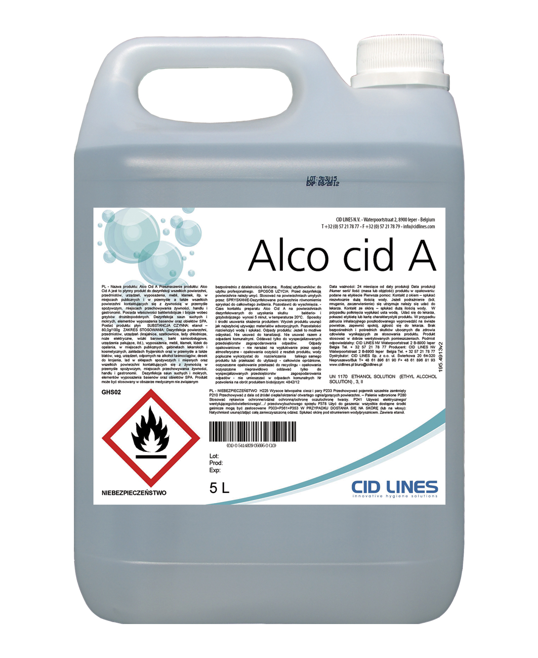 Preparat do dezynfekcji Alco Cid A 5l