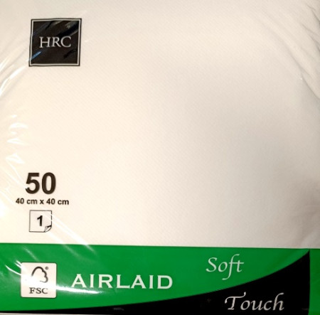 Serwetka flizelinowa bia�a a'50 