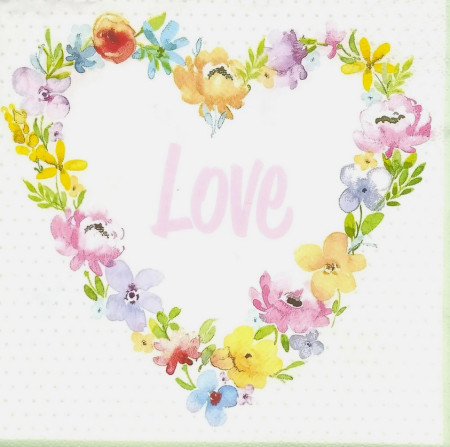 Serwetka kolor a'20 Blossom Love