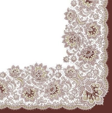 Serwetka kolor a'20 Elegant Richelieu Claret