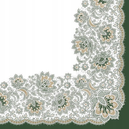 Serwetka kolor a'20 Elegant Richelieu Green