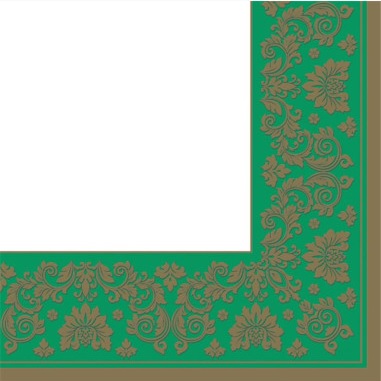Serwetka kolor a'20 Ornament Baroque Border