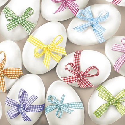 Serwetka kolor a'20 Ribbon Eggs