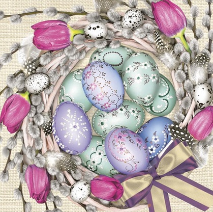 Serwetka kolor a'20 WIELKANOC