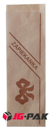 Torba papier-foliazapiekanka brzowa a'200 