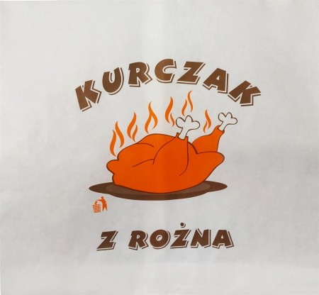 Torba papierowa+PE 1/2kurczak a'100