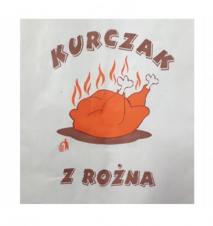 Torba papierowa+PE kurczak a'100